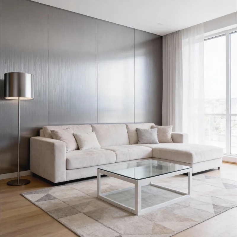Tablero fibra de carbono Silver Brushed P.E.T — ref. ER1686