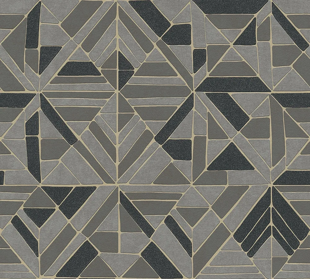 Geométrico dorado — ref. 37481-4