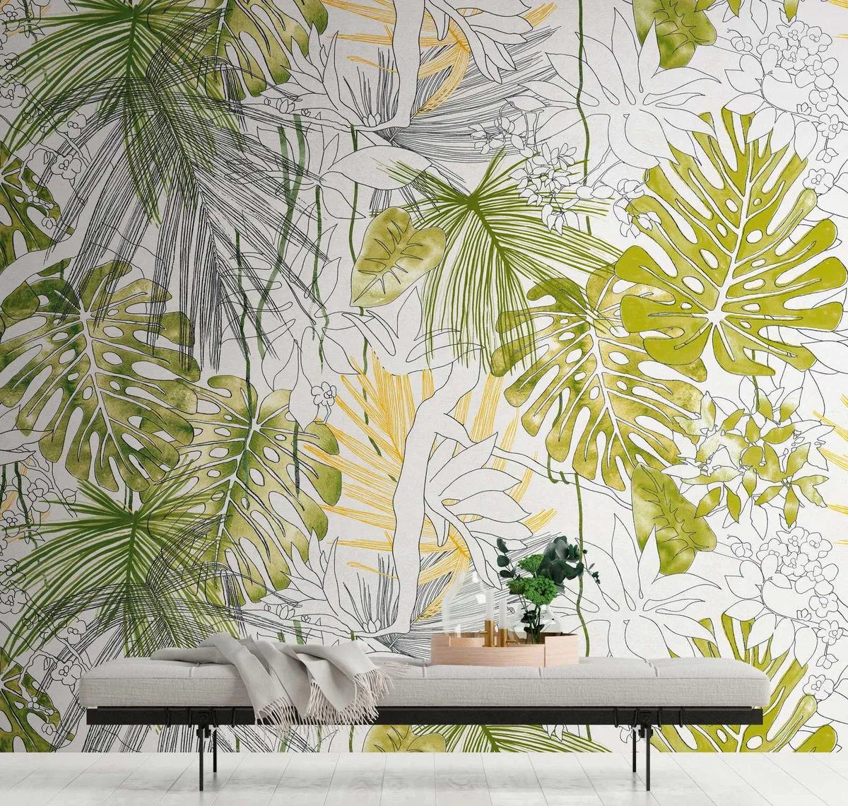 Floral amarillo — ref. 382321