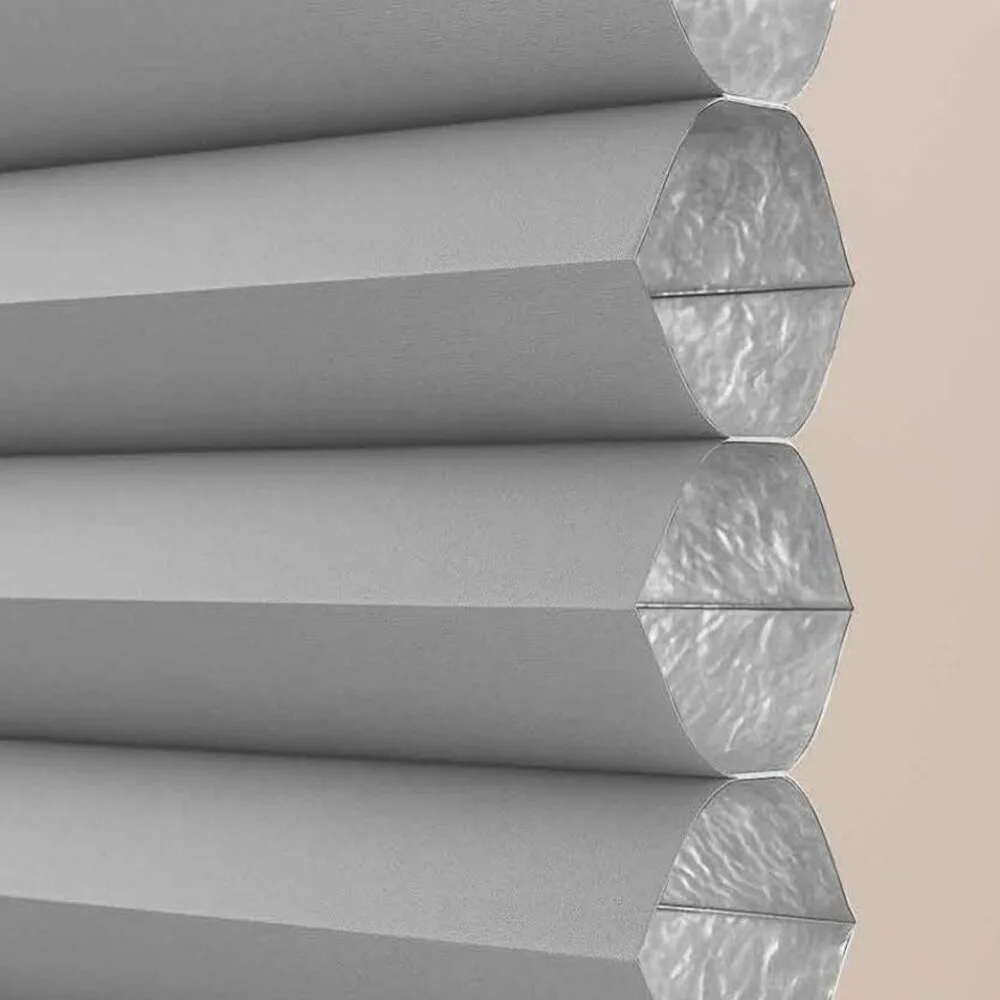 Tela Honey Blinds Blackout Silver